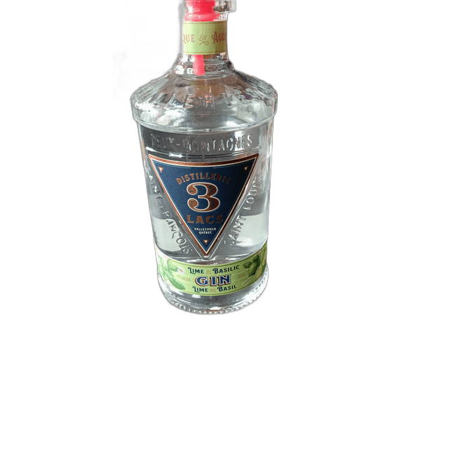 Gin Lime & Basilic — Distillerie 3 Lacs
