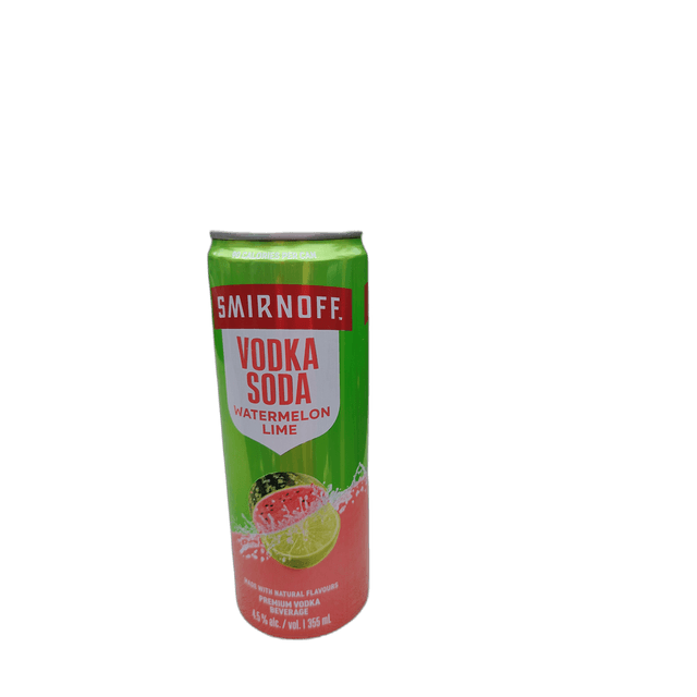 Smirnoff Vodka Soda Watermelon Lime — Diageo
