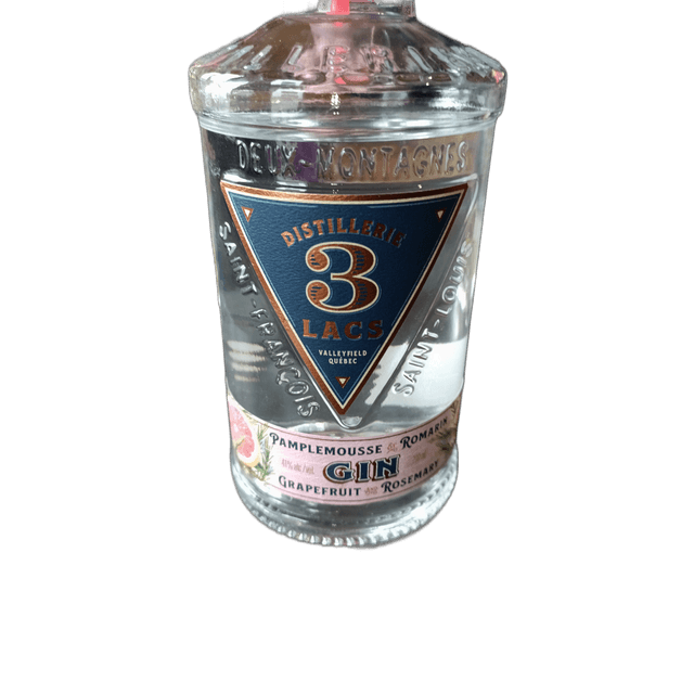 Gin Pamplemousse et Romarin — Distillerie 3 Lacs