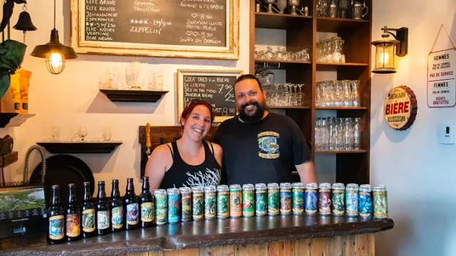 Carl et Sonia propriètaire du Domaine Berthiaume